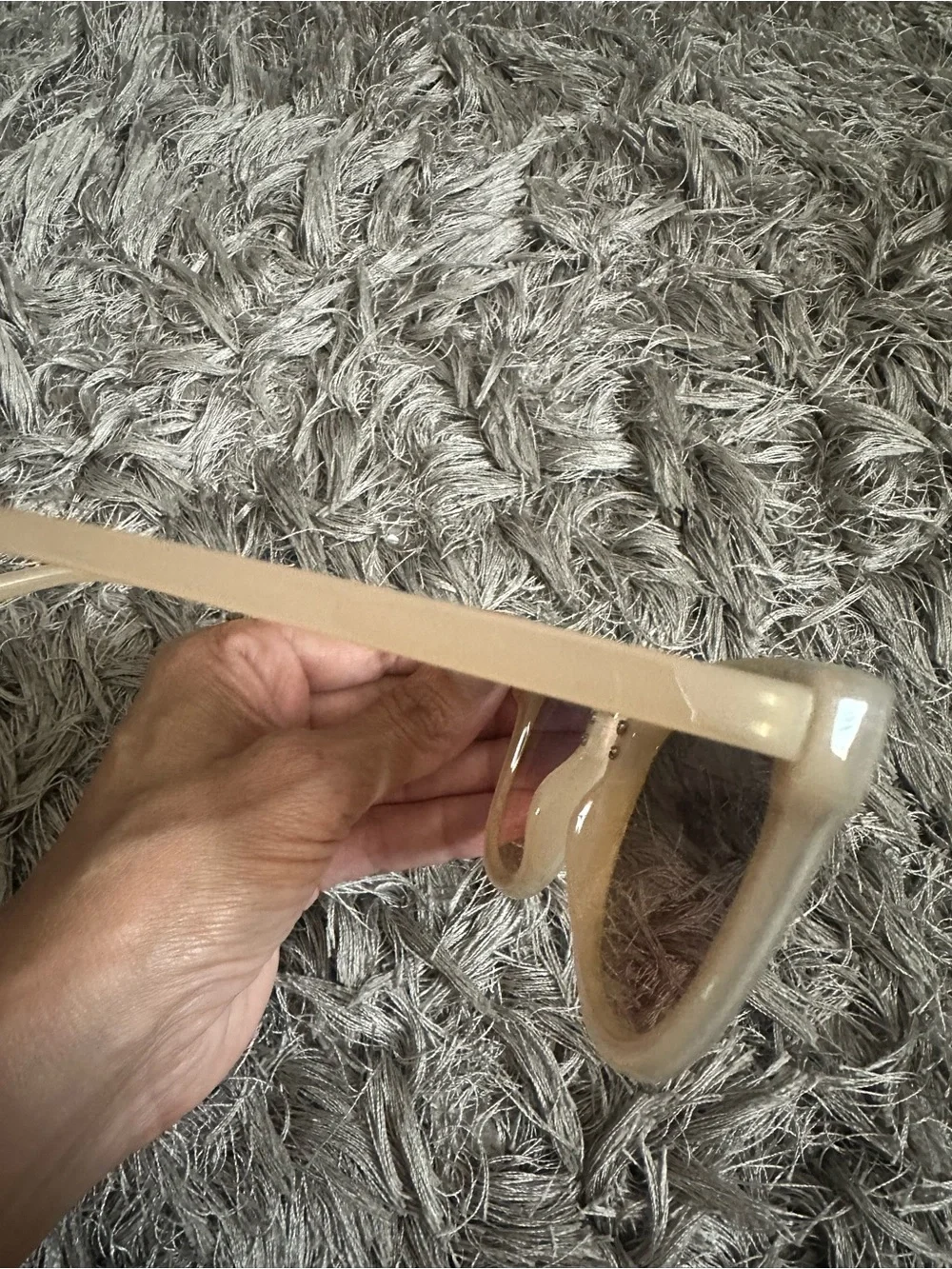 Jessica Simpson Brown Gradient Cat-Eye Sunglasses